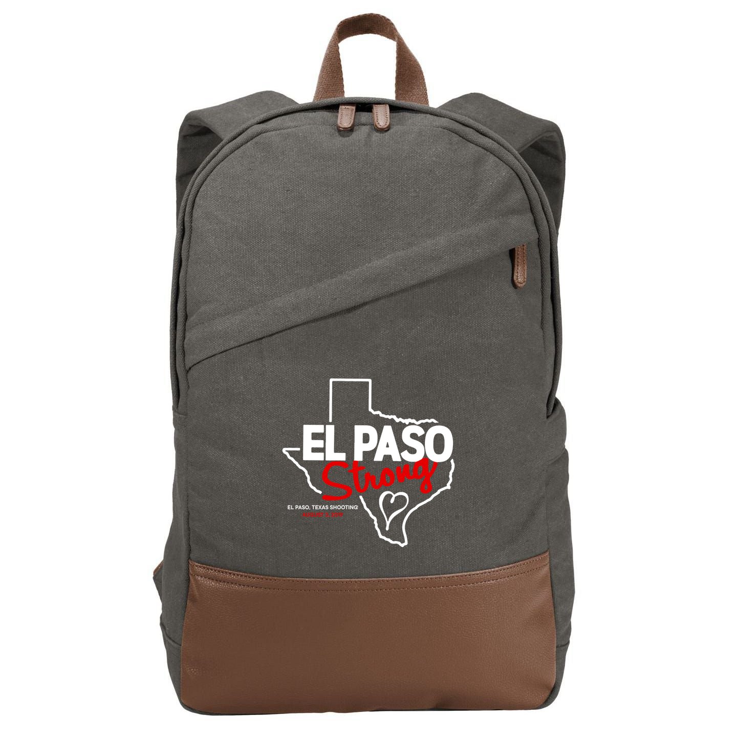 El Paso Strong Cotton Canvas Backpack