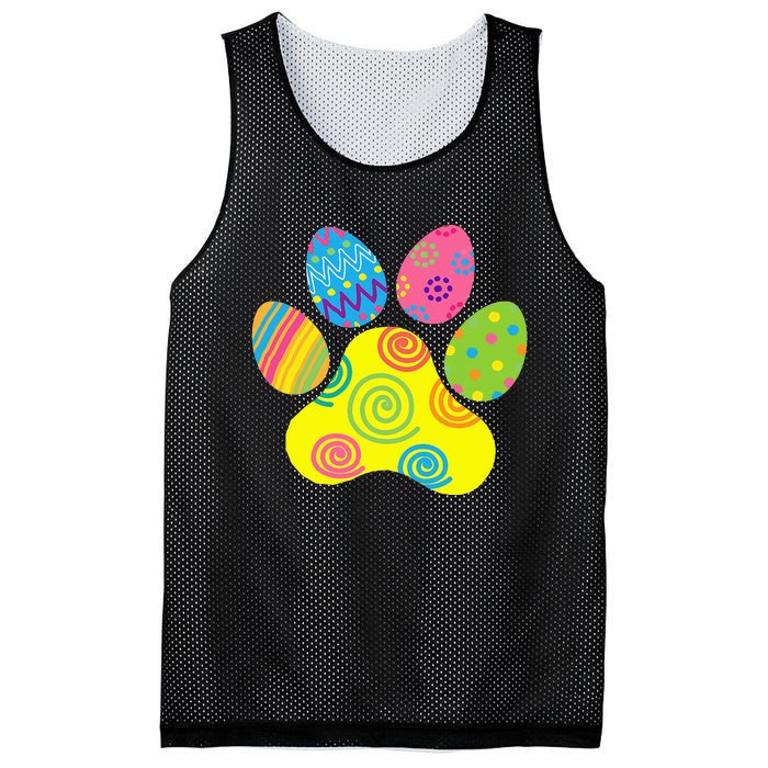 Easter Pet Sitter Paw Art funny easter day rabbit Mesh Reversible Basketball Jersey Tank