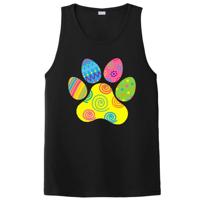 Easter Pet Sitter Paw Art funny easter day rabbit PosiCharge Competitor Tank