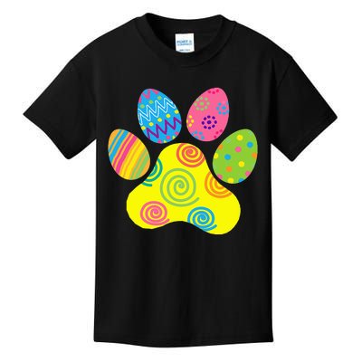 Easter Pet Sitter Paw Art funny easter day rabbit Kids T-Shirt