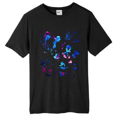 Eleven Paint Splatter Tall Fusion ChromaSoft Performance T-Shirt