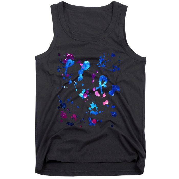 Eleven Paint Splatter Tank Top