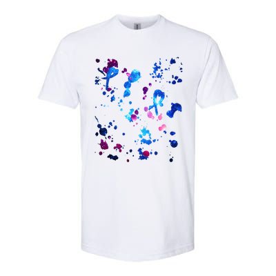 Eleven Paint Splatter Softstyle® CVC T-Shirt