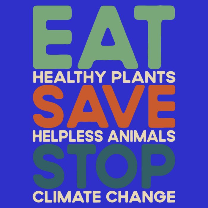 Eat Plants Save Animals Quote Stop Climate Change Gift Kids T-Shirt