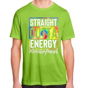 Elementary Principal Straight Outta Energy Adult ChromaSoft Performance T-Shirt