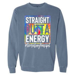 Elementary Principal Straight Outta Energy Garment-Dyed Sweatshirt