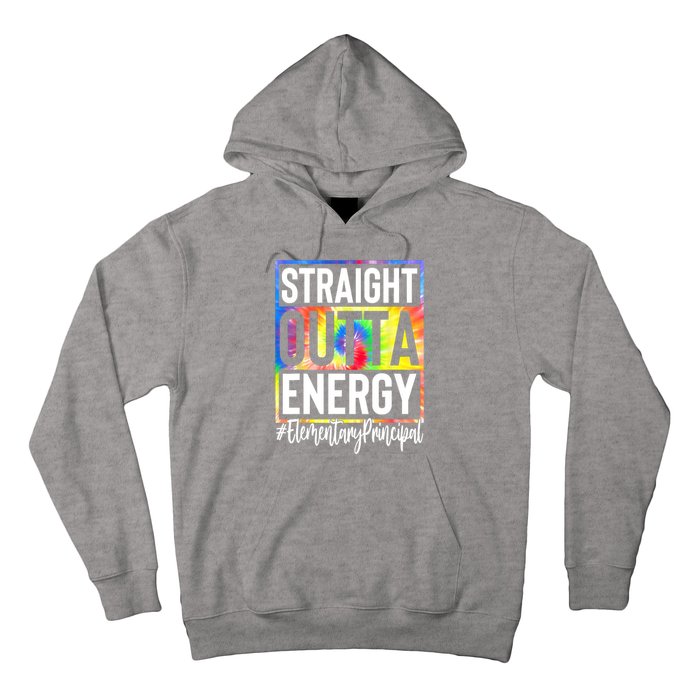 Elementary Principal Straight Outta Energy Hoodie