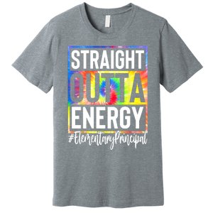 Elementary Principal Straight Outta Energy Premium T-Shirt