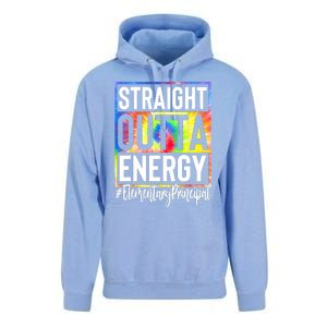 Elementary Principal Straight Outta Energy Unisex Surf Hoodie