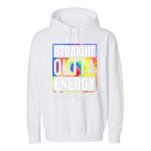 Elementary Principal Straight Outta Energy Garment-Dyed Fleece Hoodie