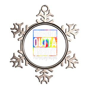 Elementary Principal Straight Outta Energy Metallic Star Ornament