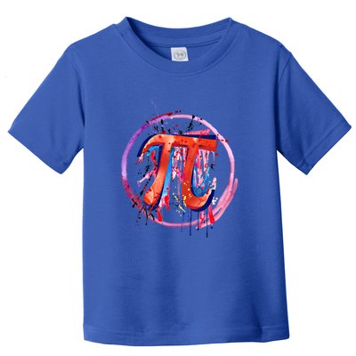 Emotional Pi Symbol Action Painting Art Gift Toddler T-Shirt