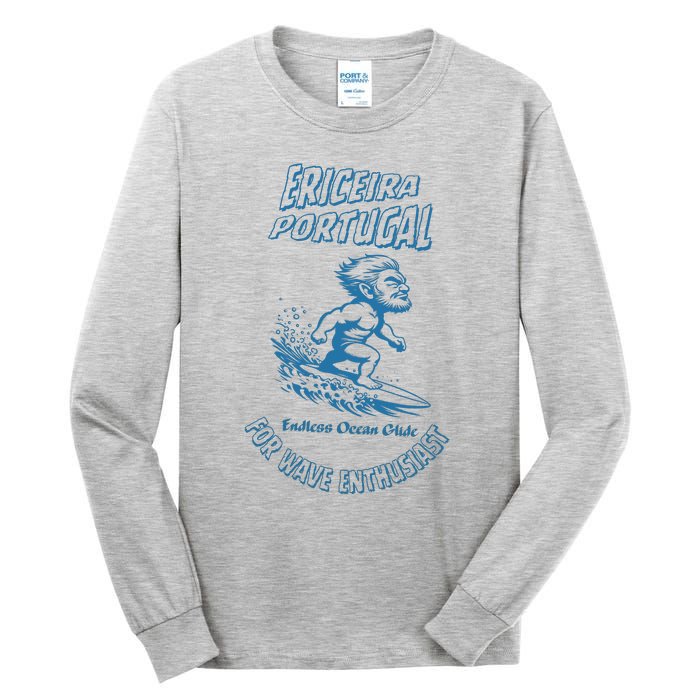 Ericeira Portugal Surfer Tall Long Sleeve T-Shirt