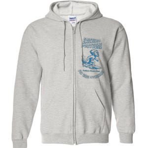 Ericeira Portugal Surfer Full Zip Hoodie