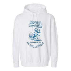 Ericeira Portugal Surfer Garment-Dyed Fleece Hoodie