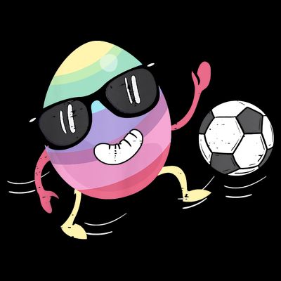 Eggs Playing Soccer Easter Day Men Vintage T-Shirt