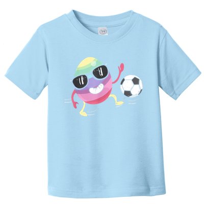 Eggs Playing Soccer Easter Day Men Vintage Toddler T-Shirt