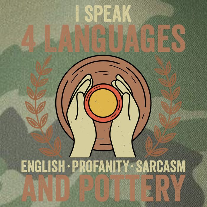 English Profanity Sarcasm And Pottery Legacy Tie Dye Trucker Hat