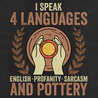 English Profanity Sarcasm And Pottery Cool Comfort Performance Bucket Hat