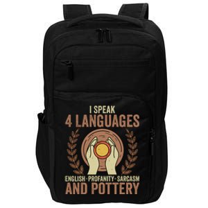 English Profanity Sarcasm And Pottery Impact Tech Backpack