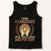 English Profanity Sarcasm And Pottery Tank Top