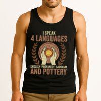 English Profanity Sarcasm And Pottery Tank Top