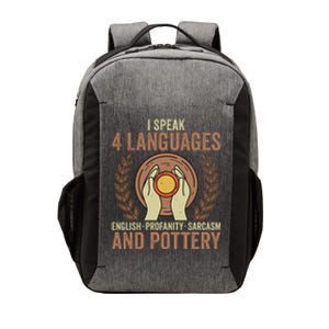 English Profanity Sarcasm And Pottery Vector Backpack