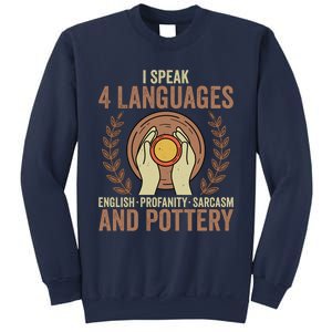 English Profanity Sarcasm And Pottery Sweatshirt