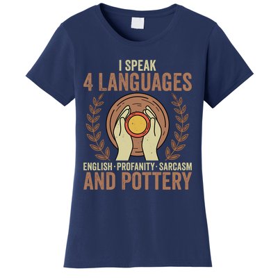 English Profanity Sarcasm And Pottery Women's T-Shirt