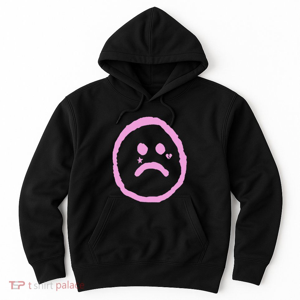 Emo Peep Sad Face Tattoo Goth Rap Hip Hop Hoodie