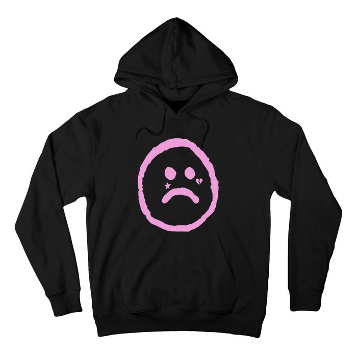 Emo Peep Sad Face Tattoo Goth Rap Hip Hop Hoodie