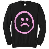 Emo Peep Sad Face Tattoo Goth Rap Hip Hop Sweatshirt