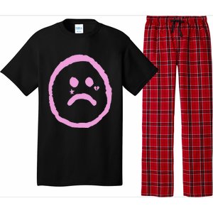 Emo Peep Sad Face Tattoo Goth Rap Hip Hop Pajama Set