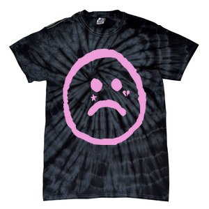 Emo Peep Sad Face Tattoo Goth Rap Hip Hop Tie-Dye T-Shirt