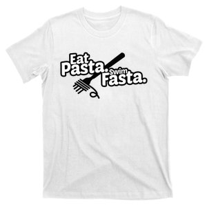 Eat Pasta Swim Fasta Funny Swimmer Gift swimming T-Shirt