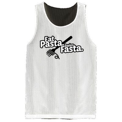 Eat Pasta Swim Fasta Funny Swimmer Gift swimming Mesh Reversible Basketball Jersey Tank