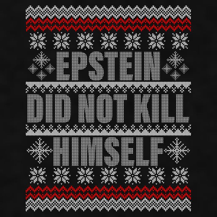Epstein Did Not Kill Himself Ugly Christmas Sweater Ladies PosiCharge Tri-Blend Wicking Tank