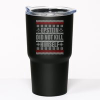 Epstein Did Not Kill Himself Ugly Christmas Sweater Tumbler