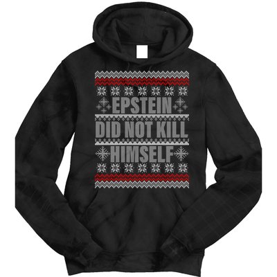 Epstein Did Not Kill Himself Ugly Christmas Sweater Tie Dye Hoodie