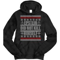 Epstein Did Not Kill Himself Ugly Christmas Sweater Tie Dye Hoodie