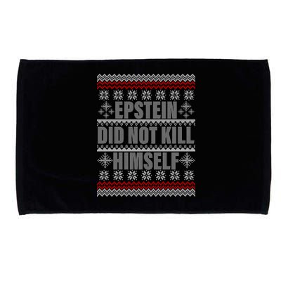 Epstein Did Not Kill Himself Ugly Christmas Sweater Microfiber Hand Towel