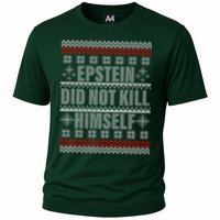 Epstein Did Not Kill Himself Ugly Christmas Sweater Performance Shirt