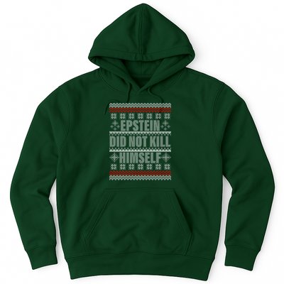 Epstein Did Not Kill Himself Ugly Christmas Sweater Hoodie