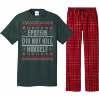 Epstein Did Not Kill Himself Ugly Christmas Sweater Pajama Set