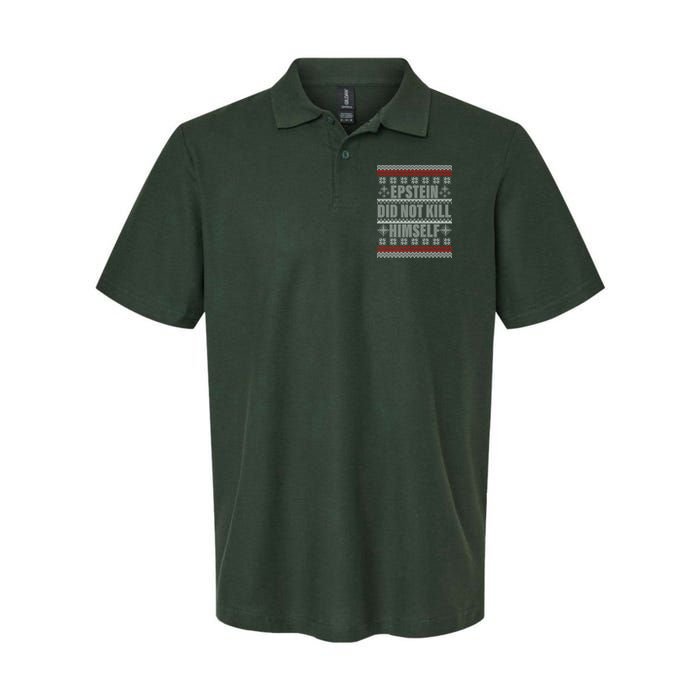Epstein Did Not Kill Himself Ugly Christmas Sweater Polo