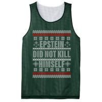 Epstein Did Not Kill Himself Ugly Christmas Sweater Mesh Reversible Basketball Jersey Tank