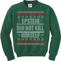 Epstein Did Not Kill Himself Ugly Christmas Sweater Kids Sweatshirt