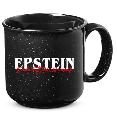 Epstein Didn't Kill Himself 15oz Campfire Ceramic Mug