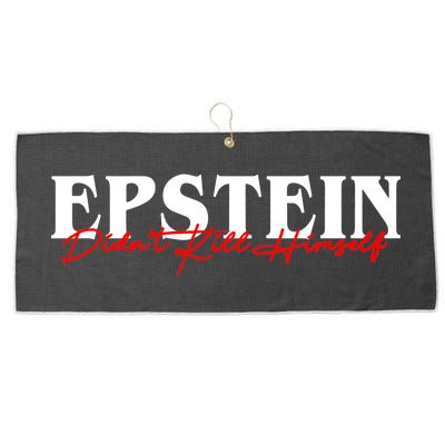 Epstein Didn't Kill Himself Large Microfiber Waffle Golf Towel