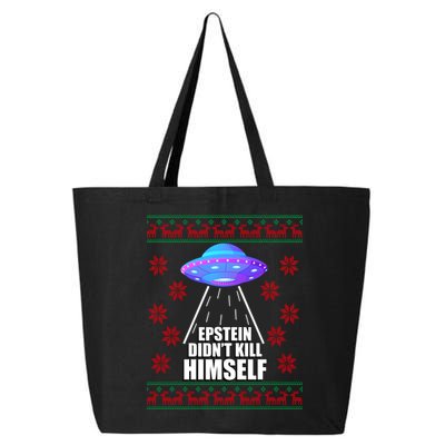 Epstein Didn't Kill Himself UFO Ugly Christmas 25L Jumbo Tote